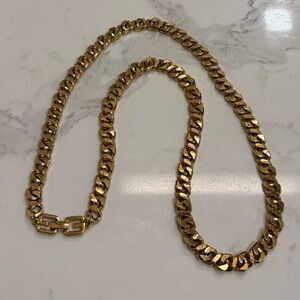 Givenchy Vintage Gold Link Necklace Bracelet Belt Extremely Versatile